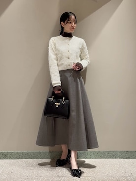 「SNIDEL（スナイデル）のアイテム（アクセサリー）」を使った、SNIDELさん（レディース・160cm）の冬コーディネート