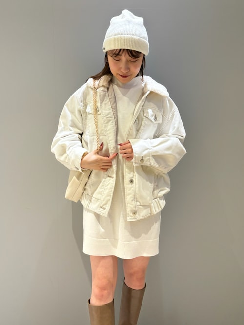 SNIDEL（スナイデル）の「衿ボアコーデュロイブルゾン（ブルゾン
