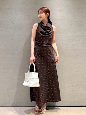 「SNIDEL（スナイデル）のアイテム（バッグ）」を使った、SNIDELさん（レディース・153cm）の春コーディネート