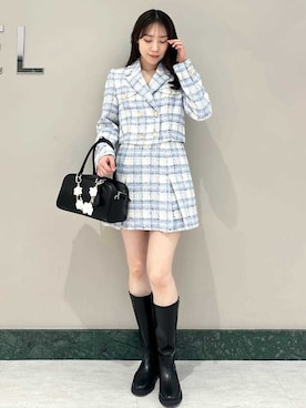 「SNIDEL（スナイデル）のアイテム（ジャケット/アウター）」を使った、SNIDELさん（レディース・162cm）の春コーディネート