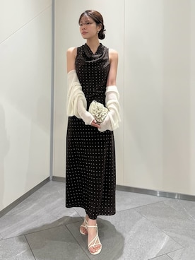 「SNIDEL（スナイデル）のアイテム（ワンピース/ドレス）」を使った、SNIDELさん（レディース・157cm）の春コーディネート