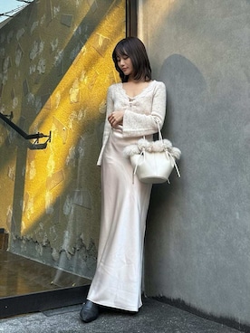 「肌見せ」｜SNIDELさん（レディース・153cm）の秋コーディネート