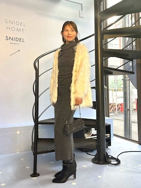 SNIDELさん（レディース・165cm）の冬コーディネート