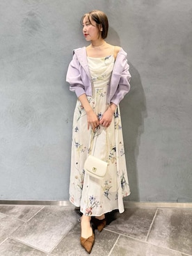 SNIDELさん（レディース・154cm）の冬コーディネート