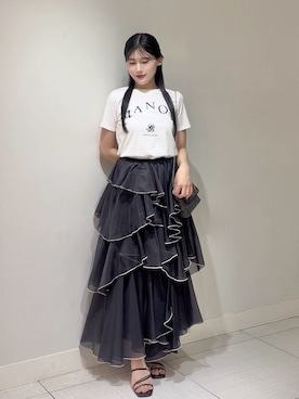 SNIDELさん（レディース・158cm）の夏コーディネート