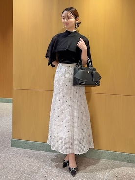 「SNIDEL（スナイデル）のアイテム（バッグ）」を使った、SNIDELさん（レディース・160cm）の春コーディネート