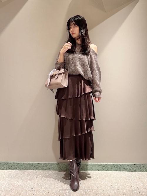 ロールカバーパッドロックバッグ　ブラック SNIDEL ハンドバッグ ロールカバーパッドロックバッグ