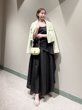 「SNIDEL（スナイデル）のアイテム（テーラードジャケット）」を使った、SNIDELさん（レディース・154cm）の春コーディネート