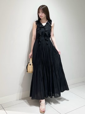 「SNIDEL（スナイデル）のアイテム（バッグ）」を使った、SNIDELさん（レディース・155cm）の夏コーディネート