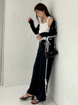 「SNIDEL（スナイデル）のアイテム（シューズ）」を使った、SNIDELさん（レディース・159cm）の春コーディネート