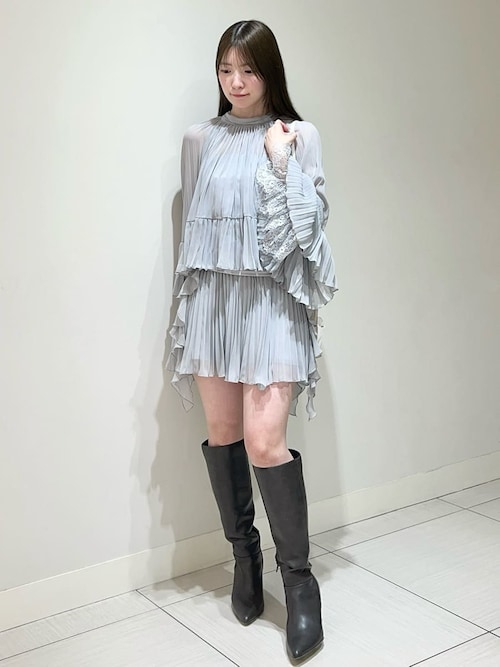 snidel ༶ 新品 ロングニットブーツ / Sサイズ SNIDEL - SNIDEL ロングニットブーツ 新品の通販 by pink's shop