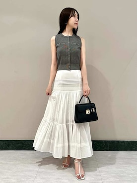 SNIDELさん（レディース・159cm）の夏コーディネート