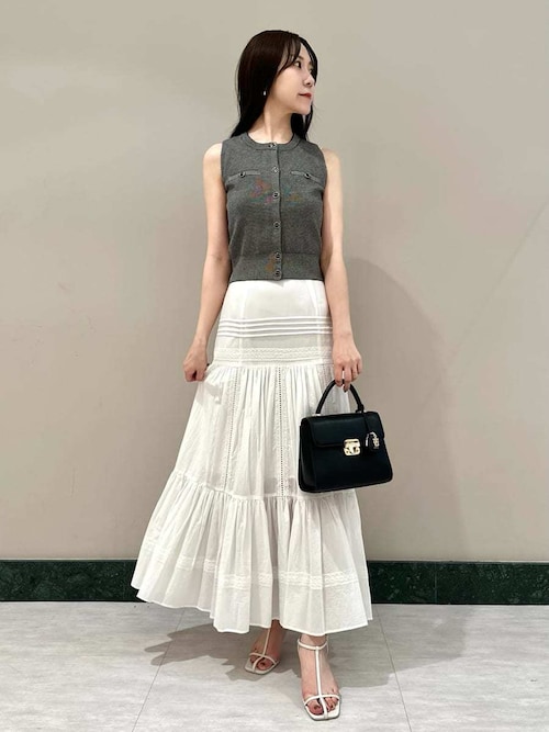 スナイデル♡コットンレーススカート　0 コットンレーススカート（スカート）｜SNIDEL（スナイデル）の