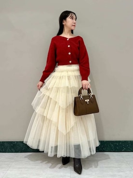 SNIDELさん（レディース・159cm）の冬コーディネート