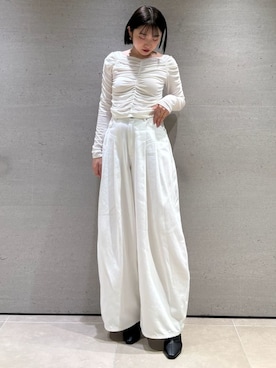 「SNIDEL（スナイデル）のアイテム（トップス）」を使った、SNIDELさん（レディース・165cm）の冬コーディネート