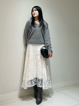 SNIDELさん（レディース・158cm）の秋コーディネート