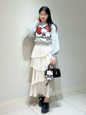 「アイテム（キーケース/キーアクセサリー）」を使った、SNIDELさん（レディース・158cm）の秋コーディネート