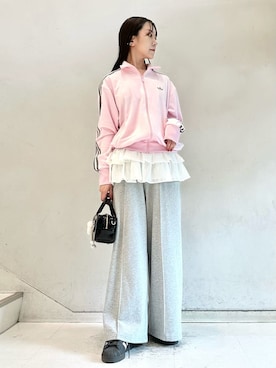 「アイテム（チャーム）」を使った、SNIDELさん（レディース・159cm）の秋コーディネート