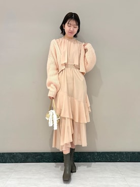 SNIDELさん（レディース・174cm）の冬コーディネート