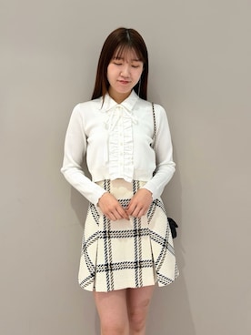 「SNIDEL（スナイデル）のアイテム（アクセサリー）」を使った、SNIDELさん（レディース・174cm）の冬コーディネート