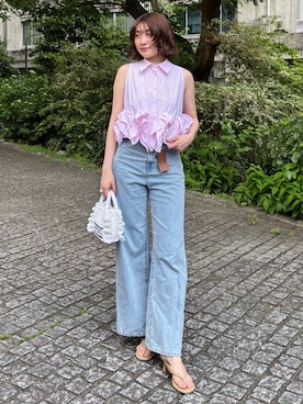 「SNIDEL（スナイデル）のアイテム」を使った、SNIDELさん（レディース・165cm）の春コーディネート