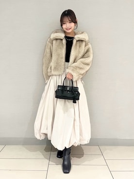 「肌見せ」｜SNIDELさん（レディース・163cm）の秋コーディネート