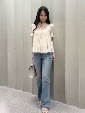 「SNIDEL（スナイデル）のアイテム（バッグ）」を使った、SNIDELさん（レディース・160cm）の春コーディネート