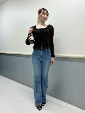 「SNIDEL（スナイデル）のアイテム（トップス）」を使った、SNIDELさん（レディース・169cm）の夏コーディネート
