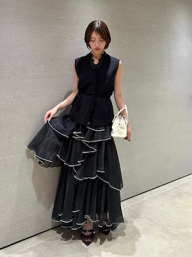 「SNIDEL（スナイデル）のアイテム」を使った、SNIDELさん（レディース・153cm）の夏コーディネート