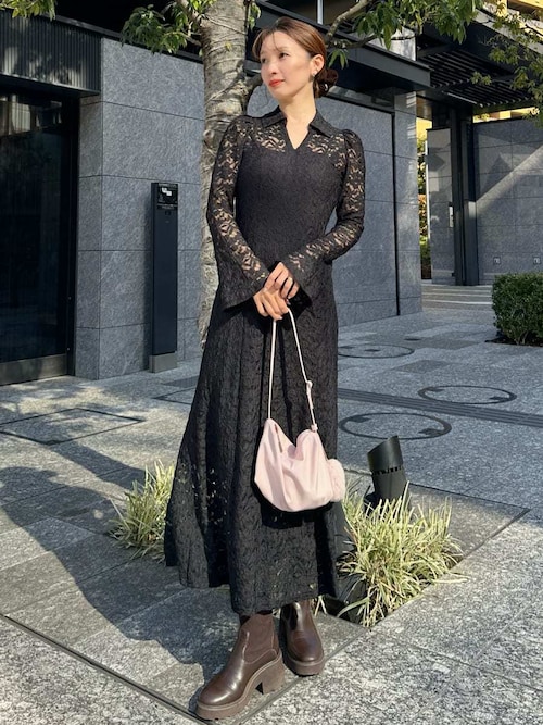 SNIDEL（スナイデル） ワンピース カットレースワンピース : ZOZOTOWN