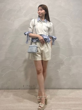 「SNIDEL（スナイデル）のアイテム」を使った、SNIDELさん（レディース・162cm）の春コーディネート