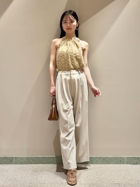 「アイテム（パンプス）」を使った、SNIDELさん（レディース・160cm）の夏コーディネート