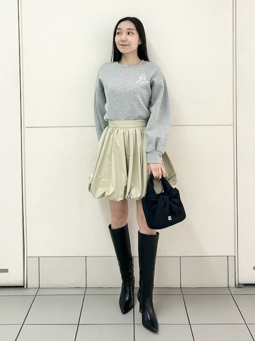 フィットロングブーツ（ブーツ）｜SNIDEL（スナイデル）のファッション