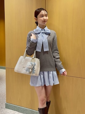 「アイテム（キーケース/キーアクセサリー）」を使った、SNIDELさん（レディース・160cm）の秋コーディネート