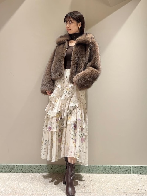 ファーショートコート（チェスターコート）｜SNIDEL（スナイデル）の