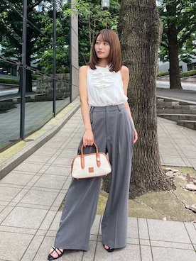 SNIDELさん（レディース・153cm）の夏コーディネート