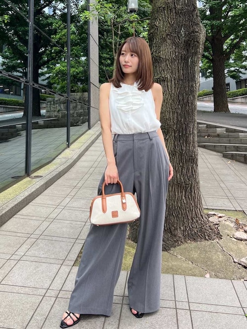 snidel ラインミュール Amazon | [スナイデル] ラインミュール SWGS242622 レディース
