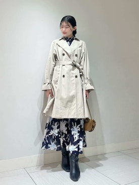 「SNIDEL（スナイデル）のアイテム（ハンドバッグ）」を使った、SNIDELさん（レディース・158cm）の春コーディネート