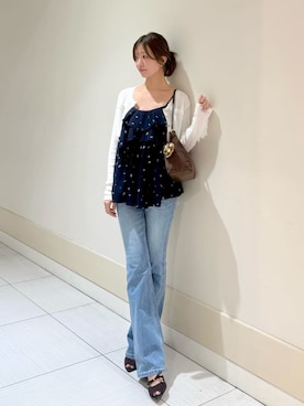 「SNIDEL（スナイデル）のアイテム（バッグ）」を使った、SNIDELさん（レディース・162cm）の夏コーディネート