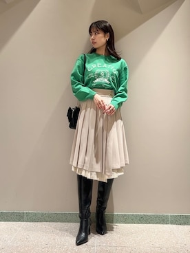 SNIDELさん（レディース・165cm）の冬コーディネート