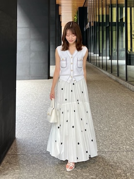 SNIDELさん（レディース・153cm）の夏コーディネート