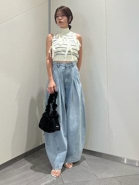 SNIDELさん(レディース・157cm)の夏コーディネート