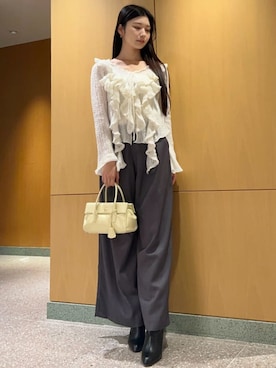 SNIDELさん（レディース・164cm）の冬コーディネート