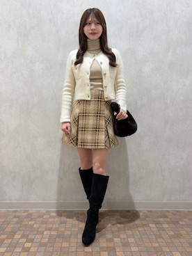 「SNIDEL（スナイデル）のアイテム（トップス）」を使った、SNIDELさん（レディース・160cm）の秋コーディネート