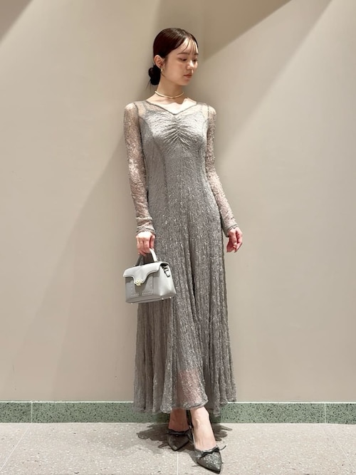 ＊最終値下げ＊【美品】SNIDEL レースドレス SNIDEL（スナイデル）の「パフレースドレス（ワンピース）」 - WEAR