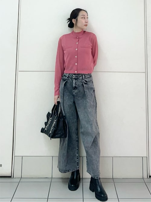 スメイル　23ss ラメニット　シャツテールノースリーブプルオーバー Sustainableノースリラメニットプルオーバー（ニット/セーター