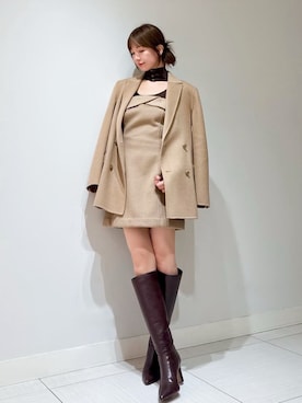 「肌見せ」｜SNIDELさん（レディース・162cm）の秋コーディネート