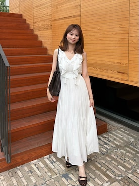「SNIDEL（スナイデル）のアイテム」を使った、SNIDELさん（レディース・162cm）の夏コーディネート