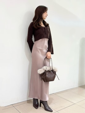 SNIDELさん（レディース・154cm）の秋コーディネート