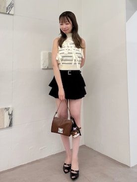 「SNIDEL（スナイデル）のアイテム（パンツ）」を使った、SNIDELさん（レディース・160cm）の夏コーディネート